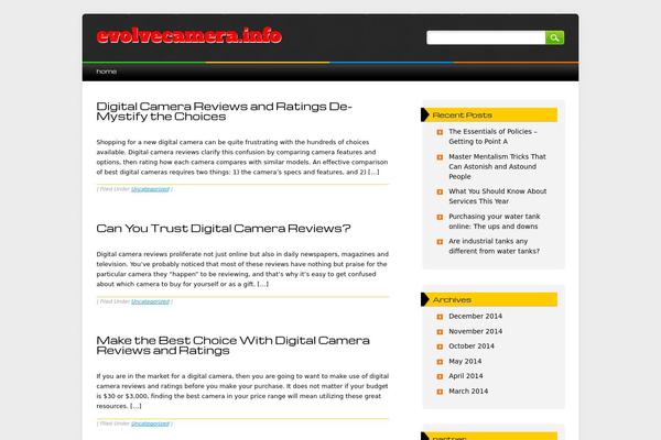 Arb theme site design template sample