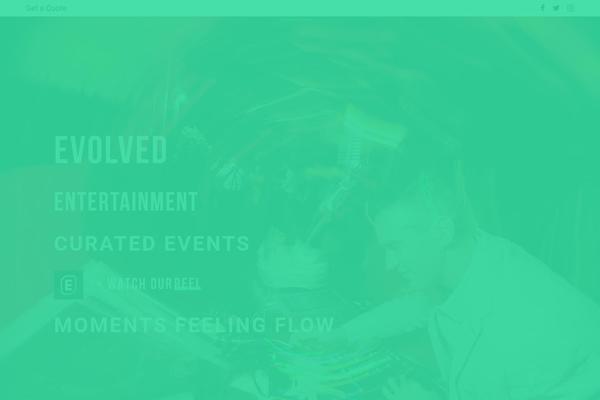 Mint theme site design template sample