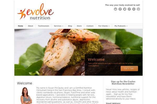 Modernize theme site design template sample