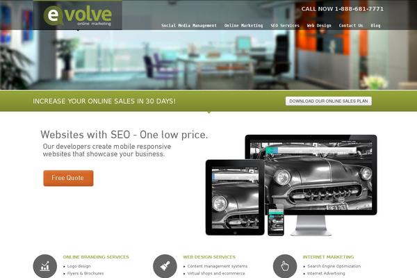 Site using Tilt Social Share Widget plugin