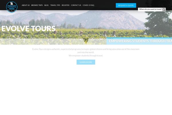 evolvetours.com site used Evolvetours2022