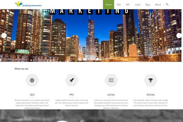 evolvinginteractive.com site used Big Junior