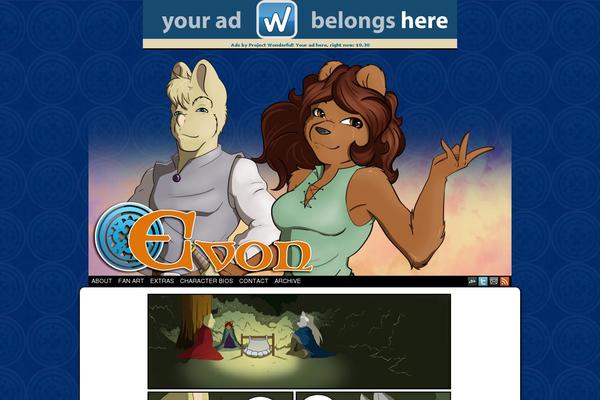 ComicPress theme site design template sample