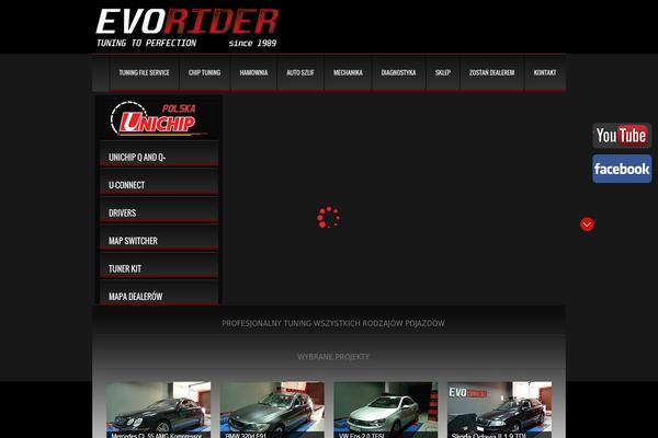 evorider.com site used Theme1869
