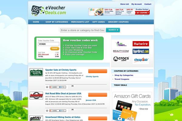 Couponpress theme site design template sample