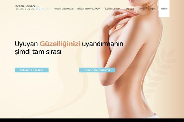 OneLife theme site design template sample