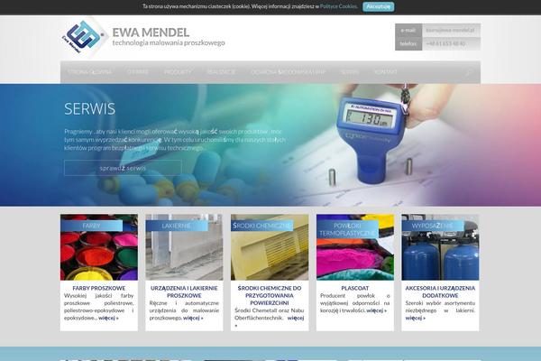 Vantage theme site design template sample