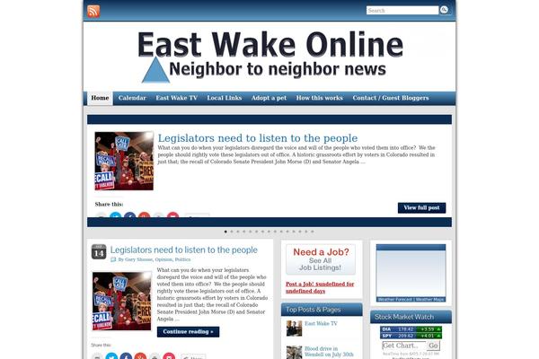 Site using Add Link to Facebook plugin