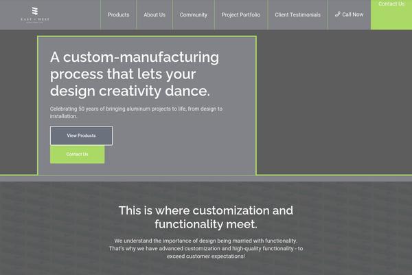 Wilmer-child theme site design template sample