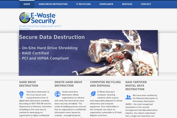 ewastesecurity.com site used Theme1517