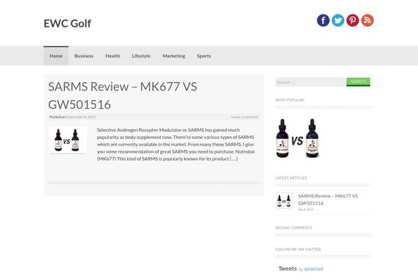 Coller theme site design template sample