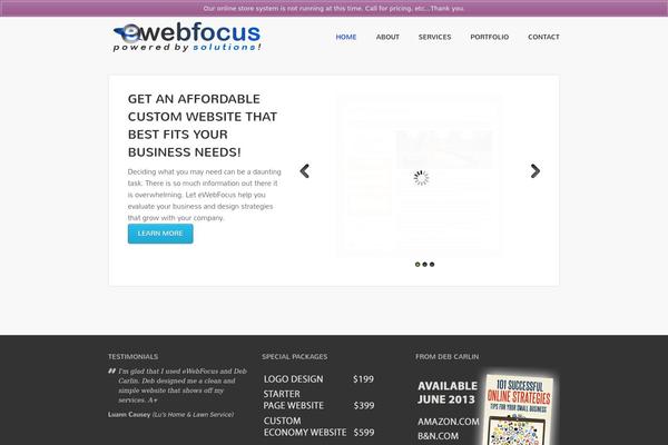Meta theme site design template sample