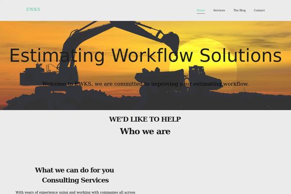 The-core-child theme site design template sample