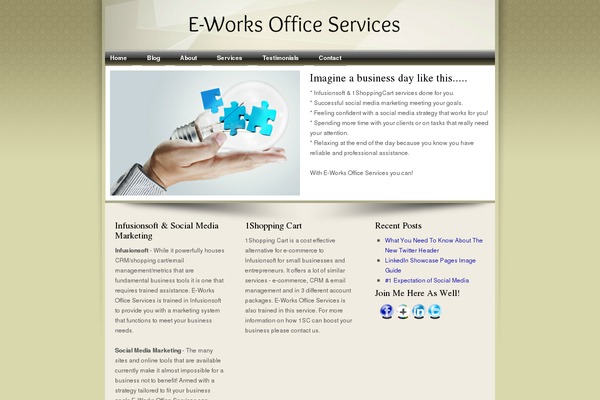 eworksofficeservices.com site used Essence-golden