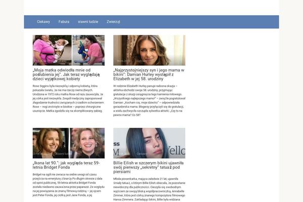 Root theme site design template sample
