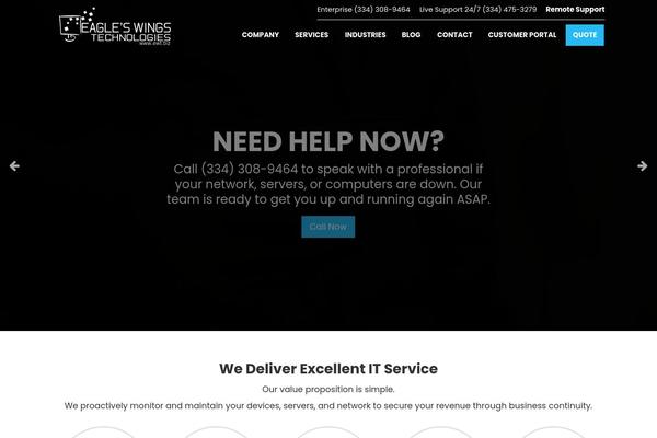 Designn-child theme site design template sample