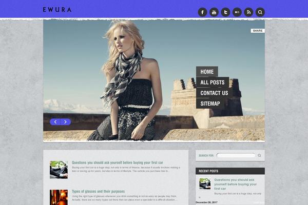 Barcelona theme site design template sample