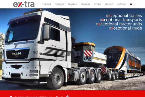 Transport-child theme site design template sample