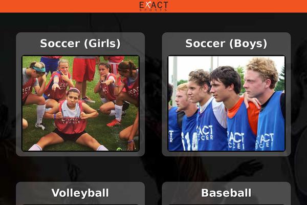 exactsports.com site used Wordstrap