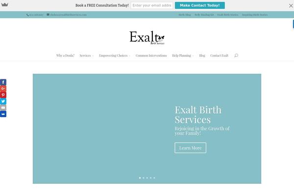 Divi theme site design template sample
