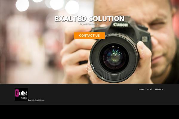 SKT Black theme site design template sample