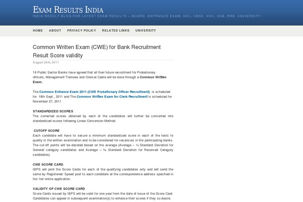 exam-result.com site used Jules Joffrin