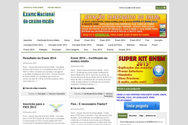 Gazette theme site design template sample