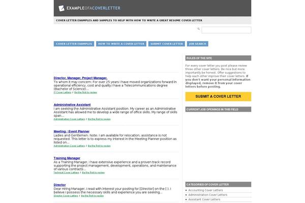 exampleofacoverletter.com site used Modicus Remix