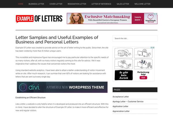Magazine Pro theme site design template sample