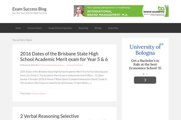 Genesis-sample theme site design template sample