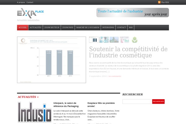 Daily Headlines theme site design template sample