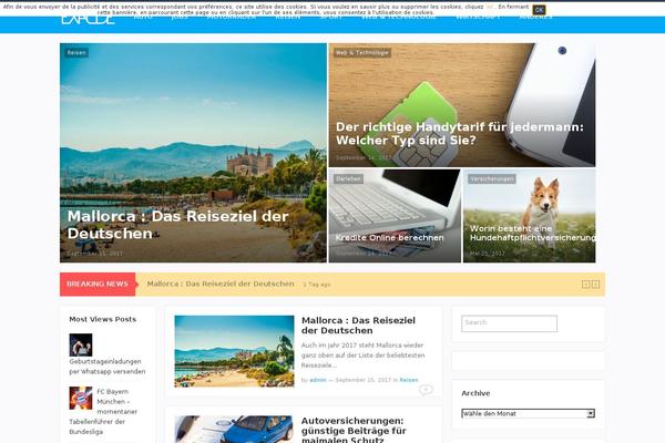 Sitebox theme site design template sample