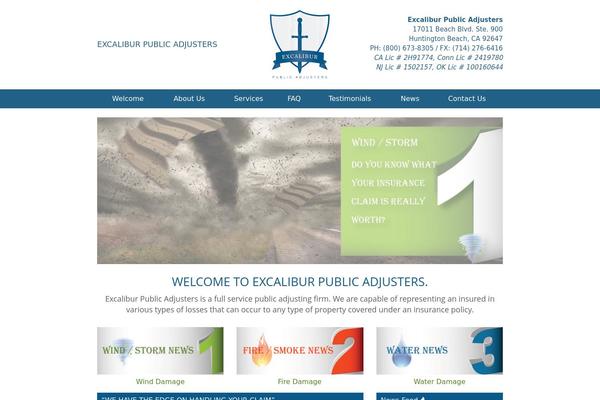 Wingman theme site design template sample
