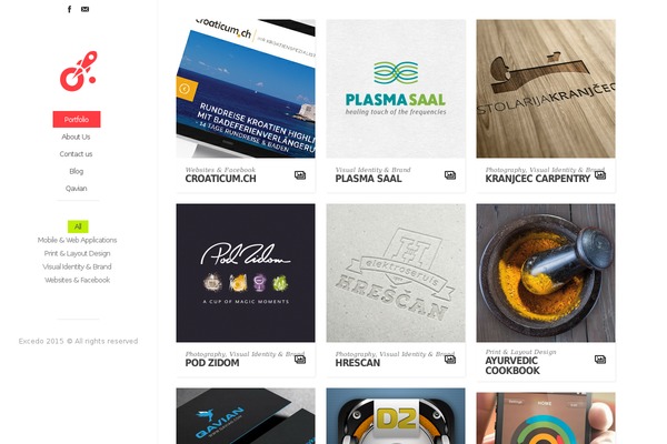 Elegance theme site design template sample
