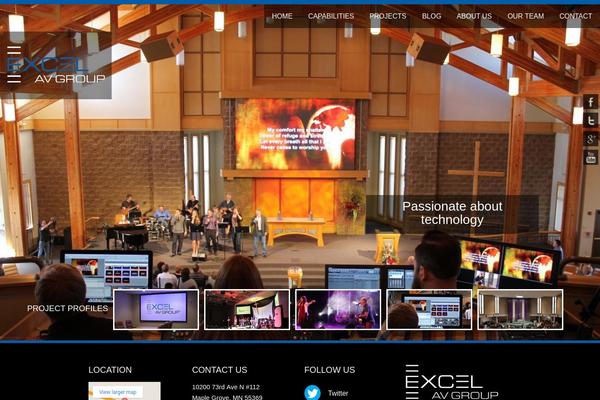Excel theme site design template sample