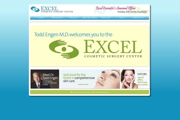Excel theme site design template sample