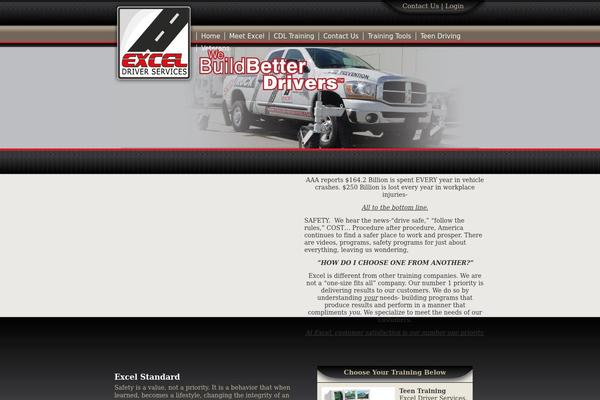 Excel theme site design template sample