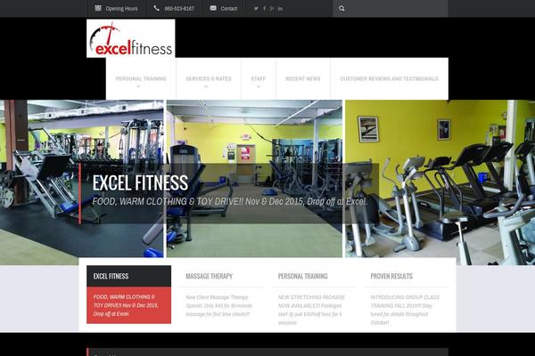 Fit Wp theme site design template sample