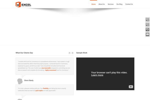 Maximus theme site design template sample
