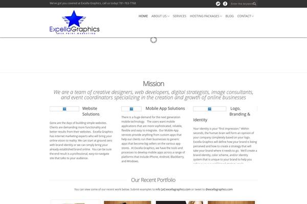 Rockefeller theme site design template sample