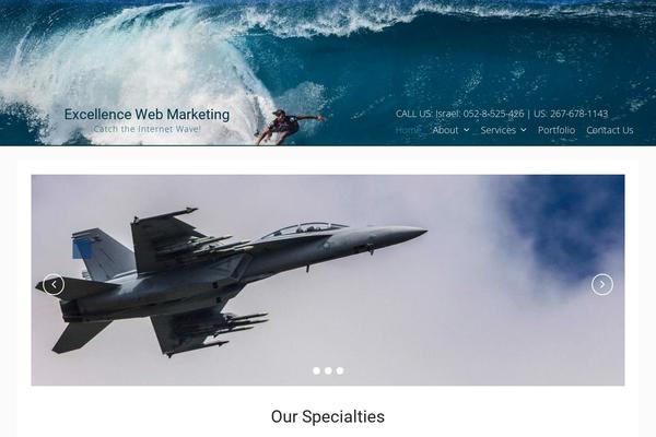 excellenceweb.com site used Clean Corporate