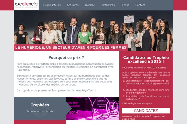 excellencia.org site used Perso
