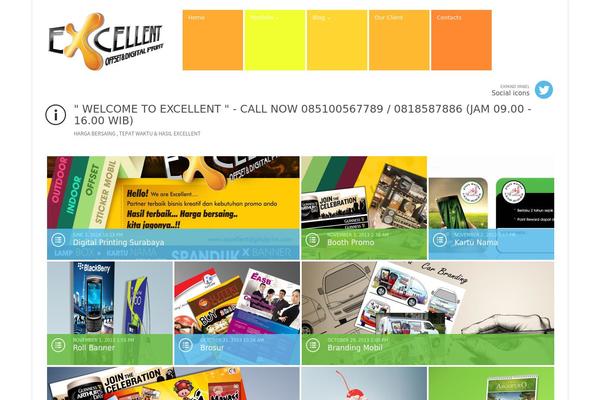 One Touch theme site design template sample