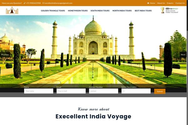 excellentindiavoyages.com site used Excellent-india-voyages