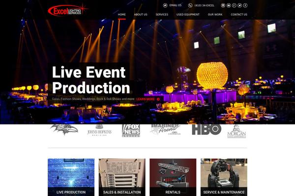 Excel theme site design template sample