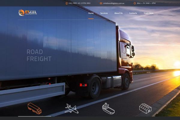 Transcargo theme site design template sample