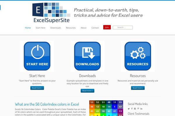 Site using Simple Testimonials plugin