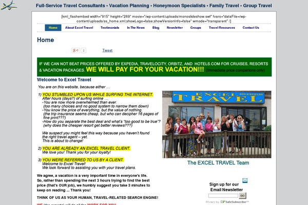 Pcg theme site design template sample