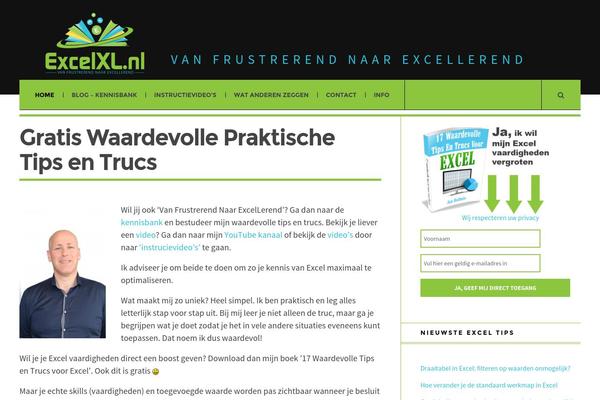 JustWrite theme site design template sample