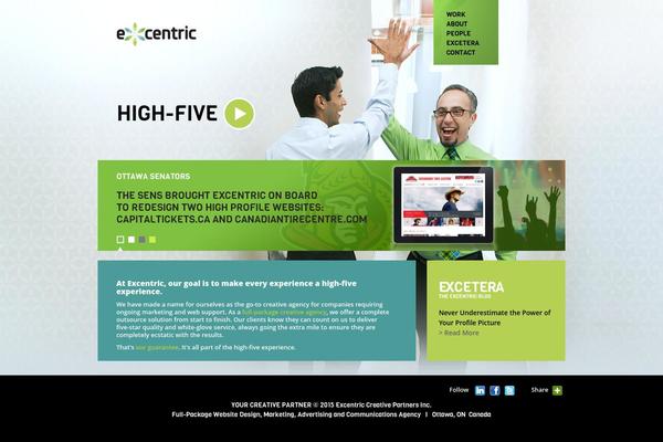 Spark theme site design template sample